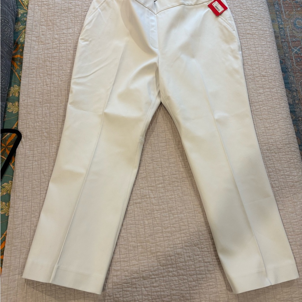 SPANX Kick Flare Cream Pants - 1X